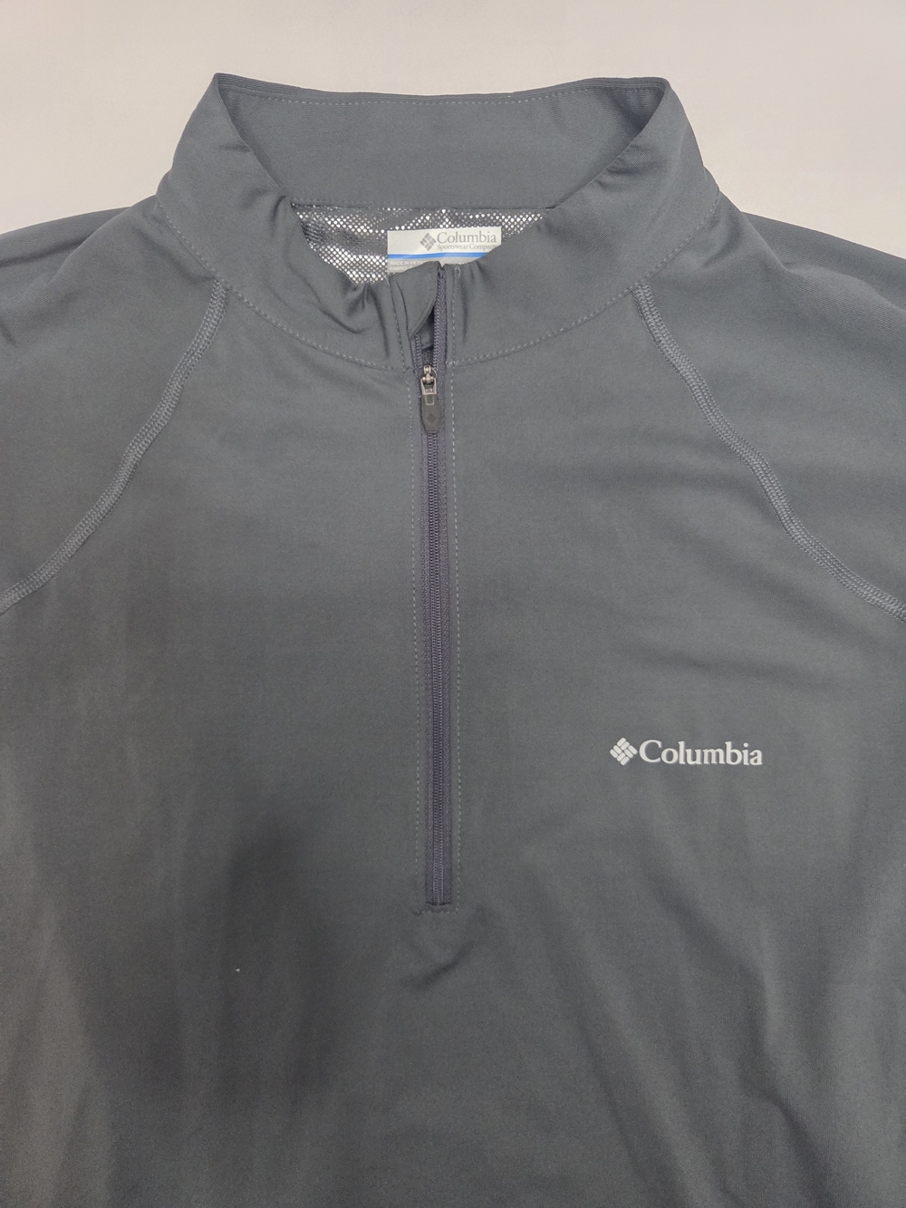 Columbia Men's Gray 1/4 Zip Performance Jacket
